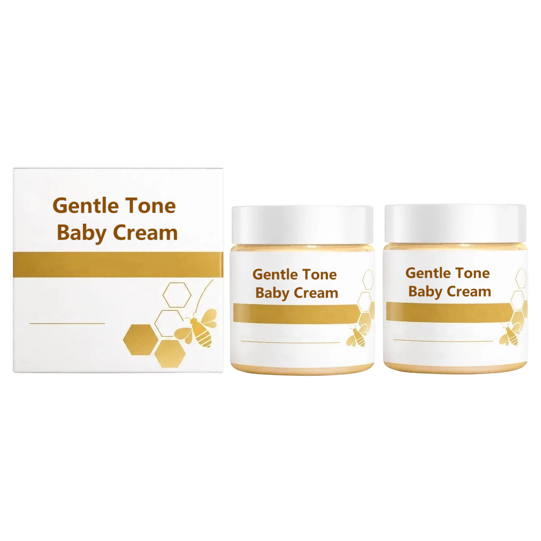 2x Gentle Tone Baby Cream