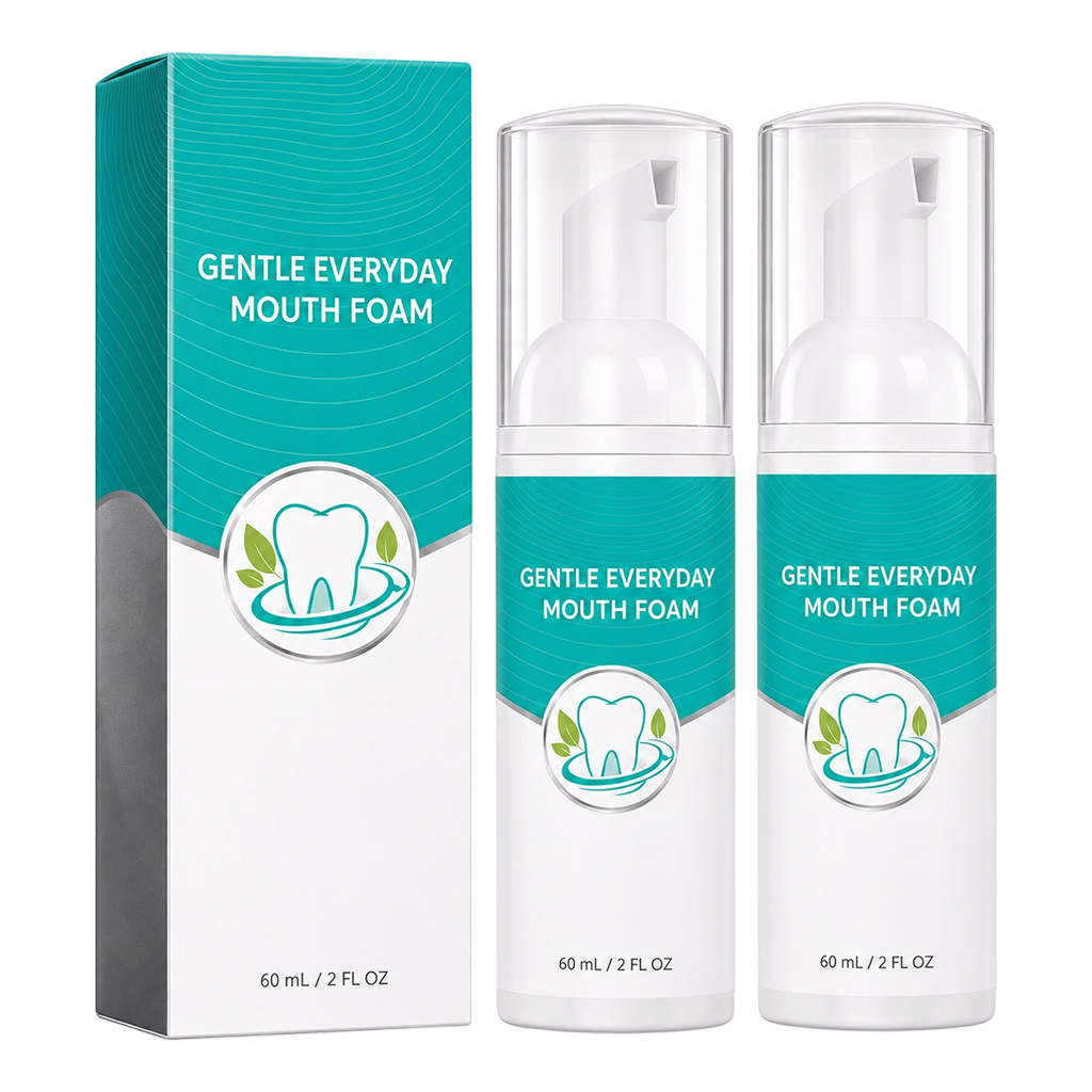 2x Gentle Everyday Mouth Foam