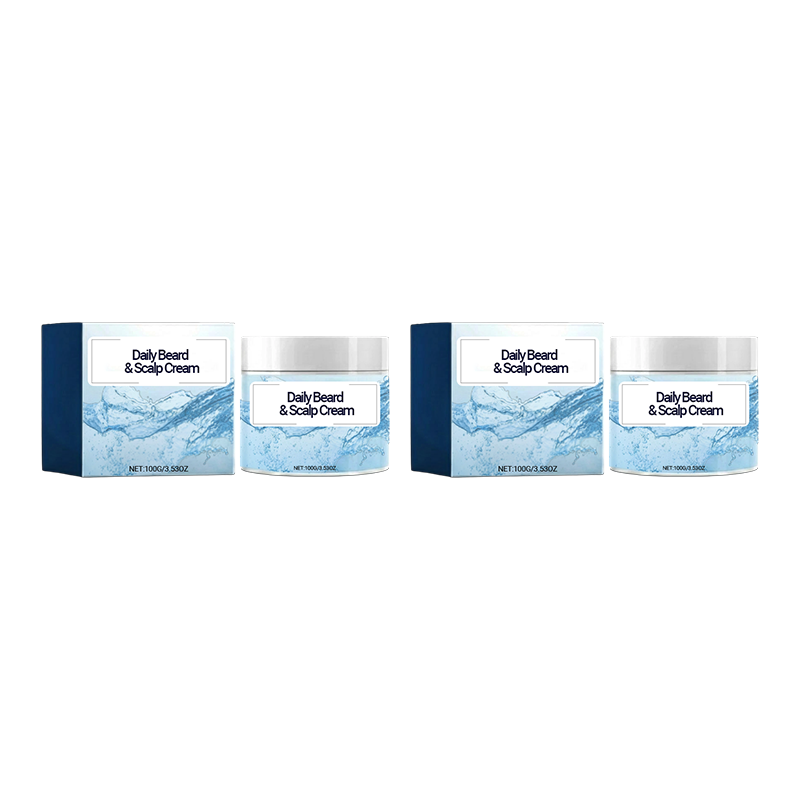 2x Daily Beard & Scalp Cream