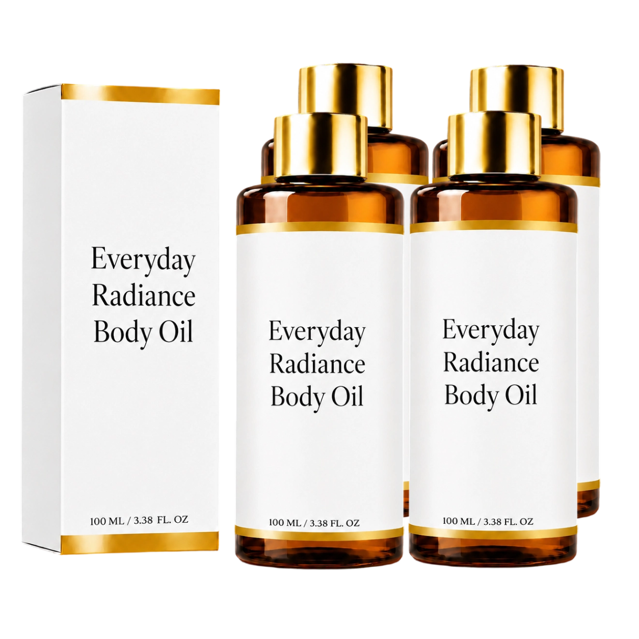 4x Everyday Radiance Body Oil