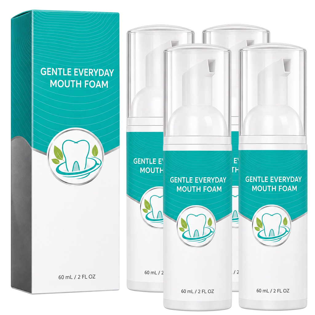 4x Gentle Everyday Mouth Foam