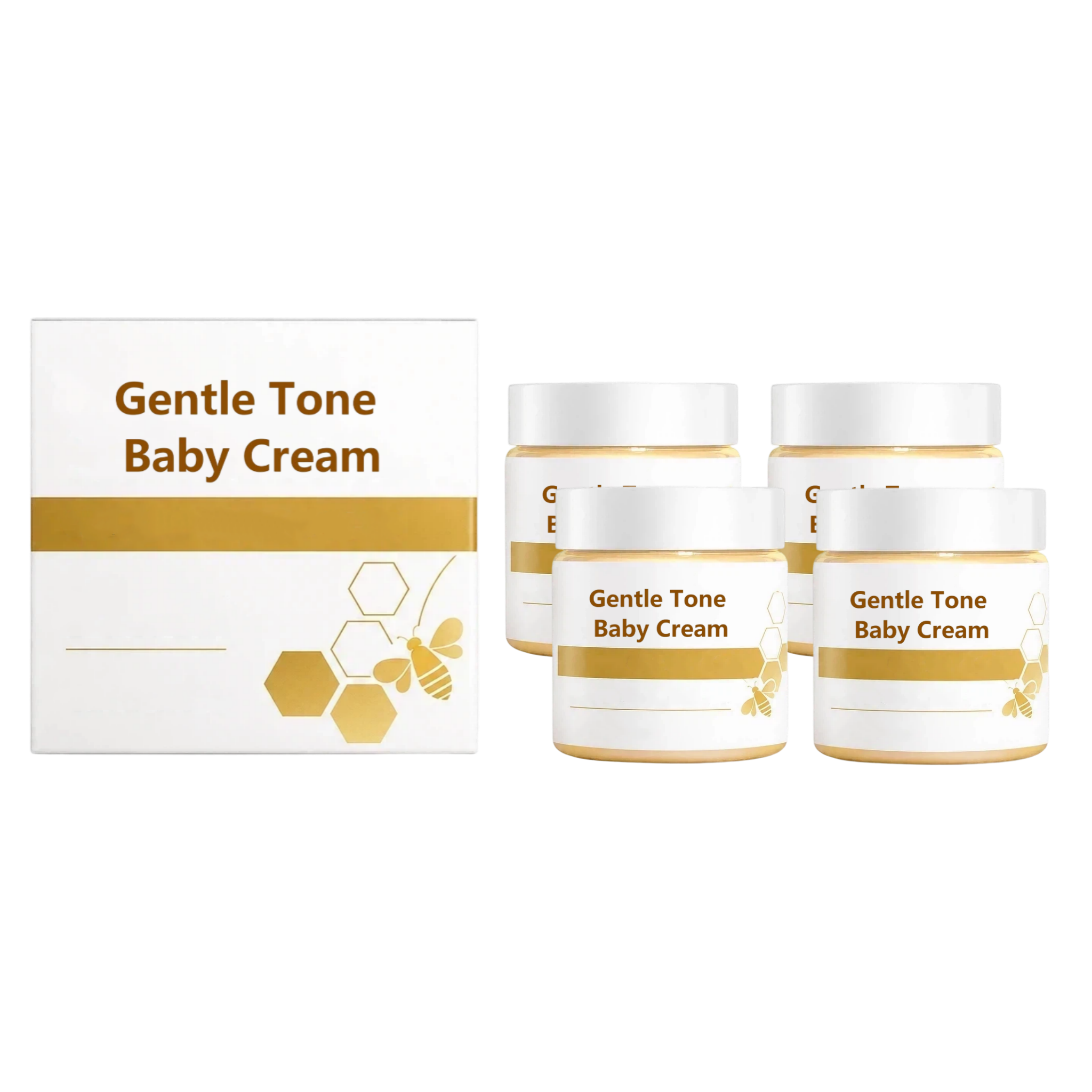 4x Gentle Tone Baby Cream