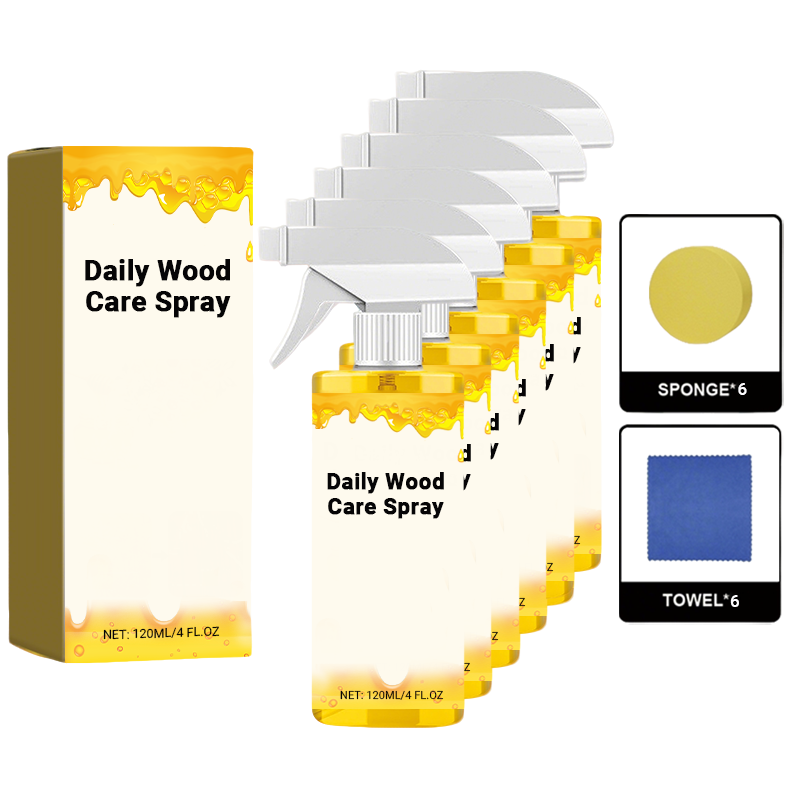 6x Daily Wood Care Spray