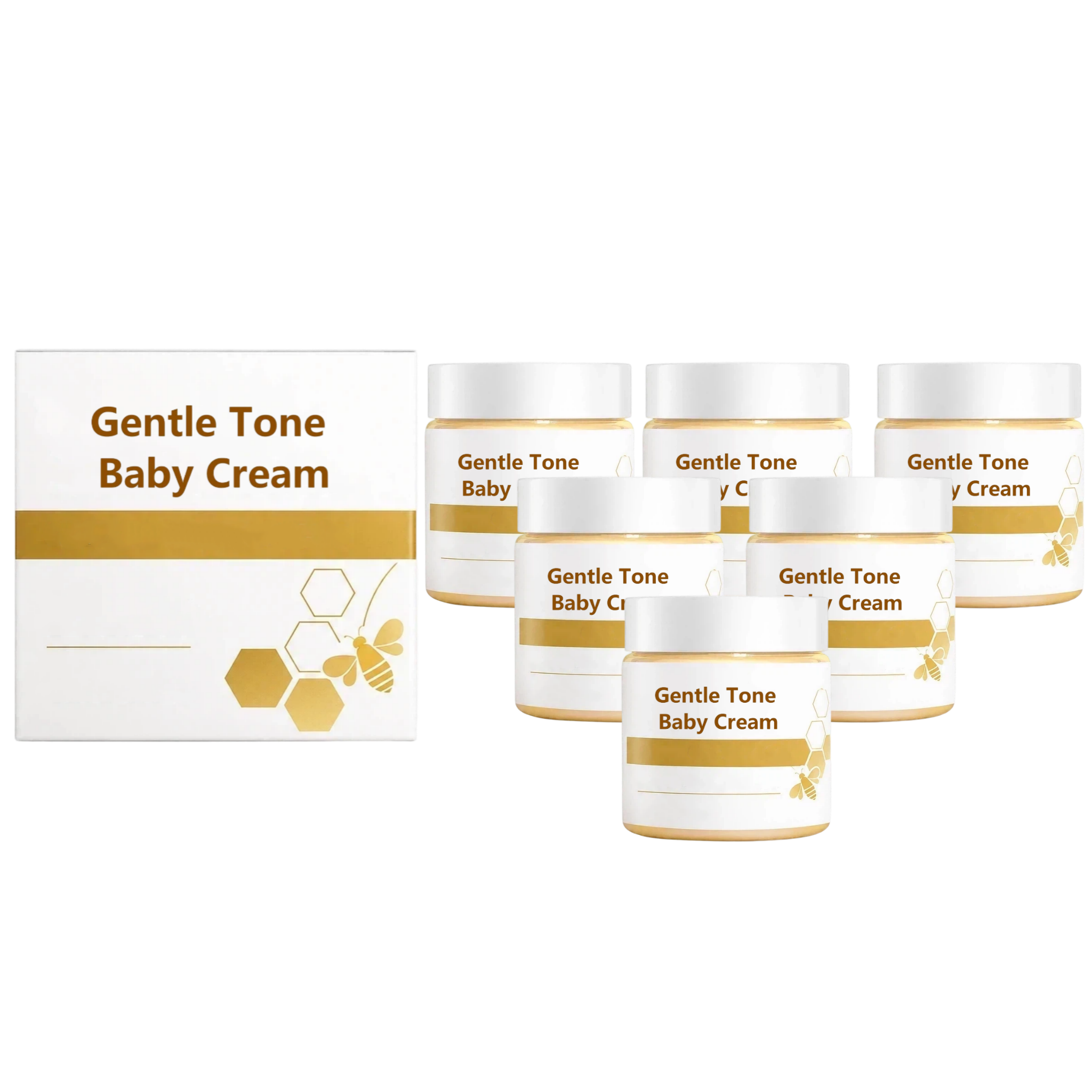 6x Gentle Tone Baby Cream