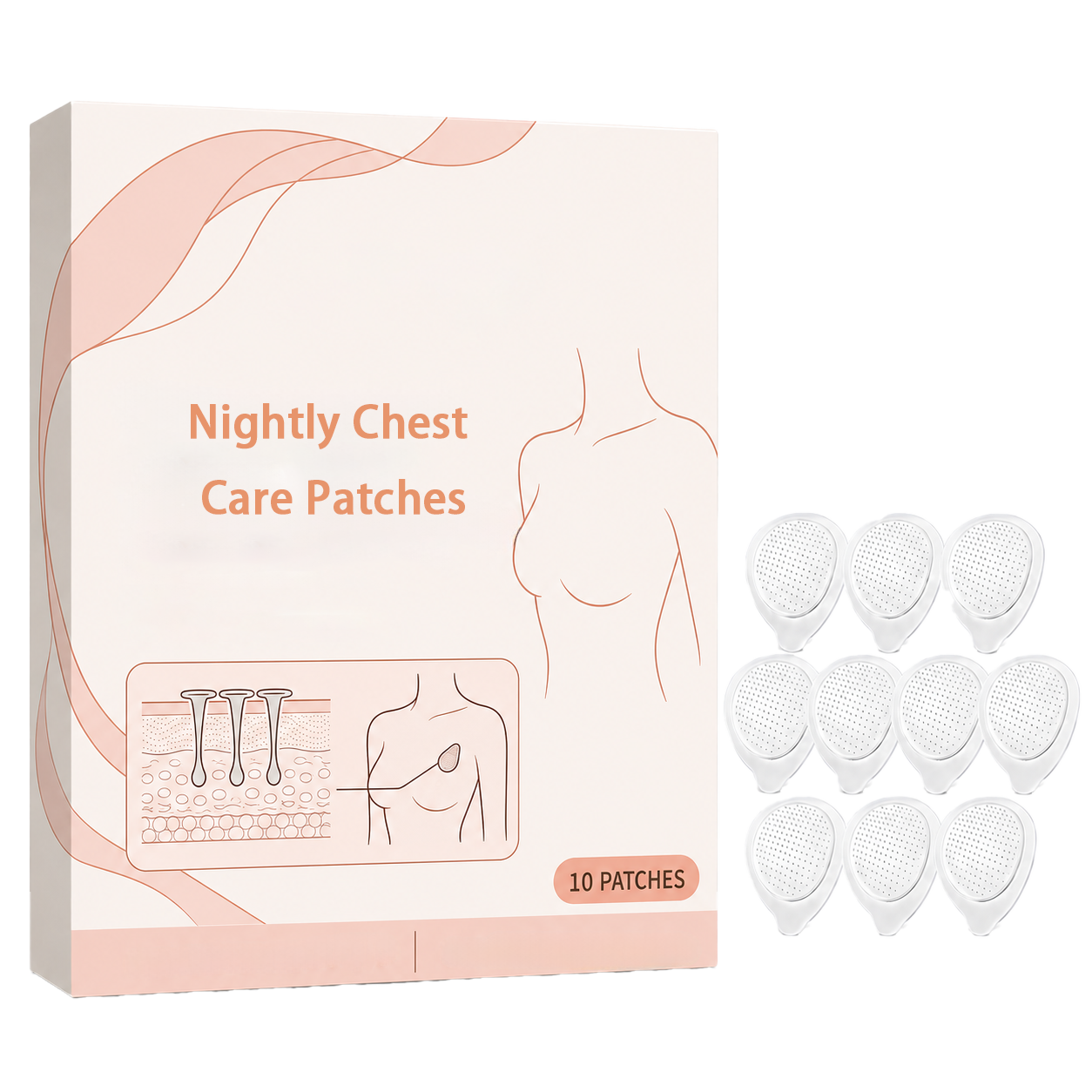 1x Nightly Chest Care Patches
