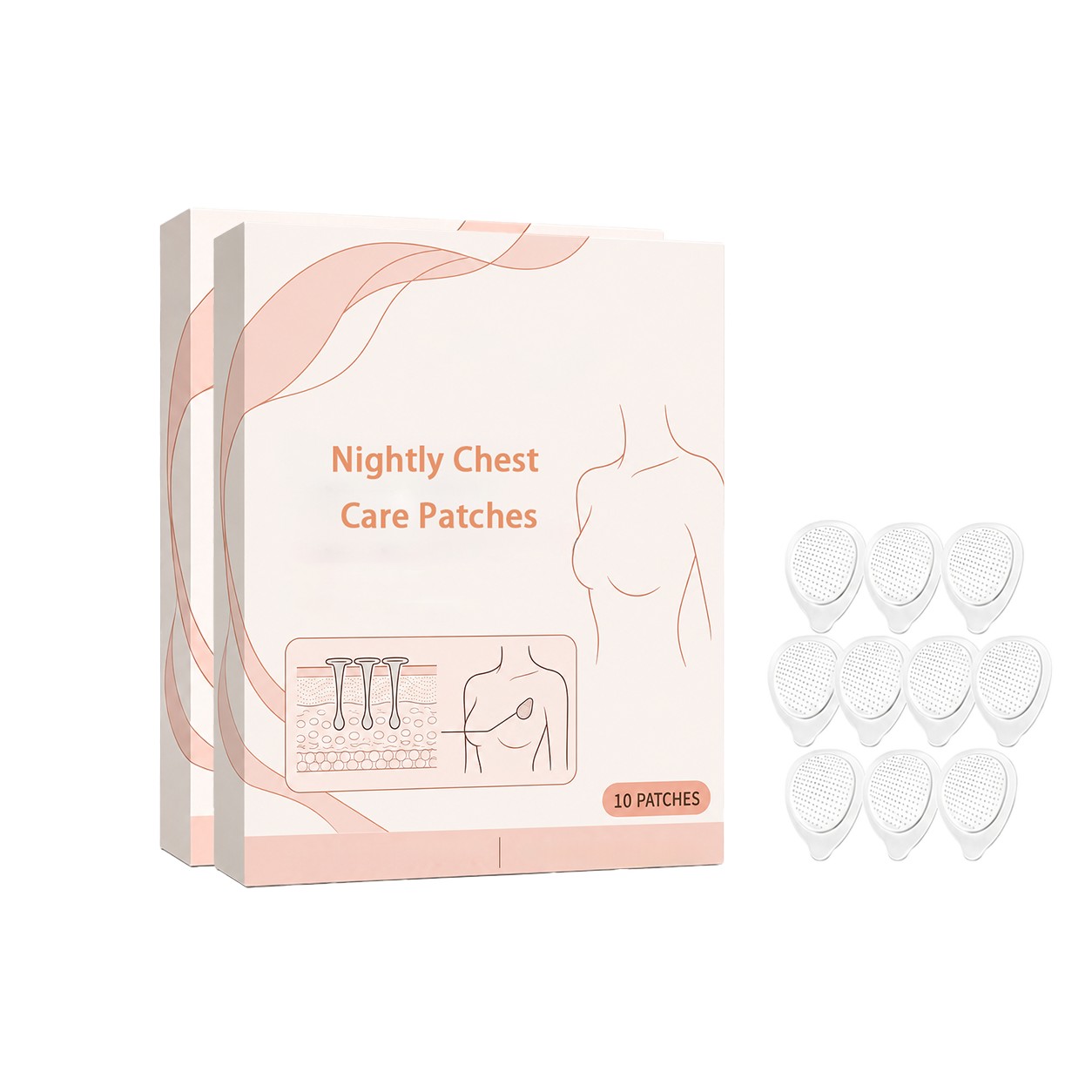 2x Nightly Chest Care Patches