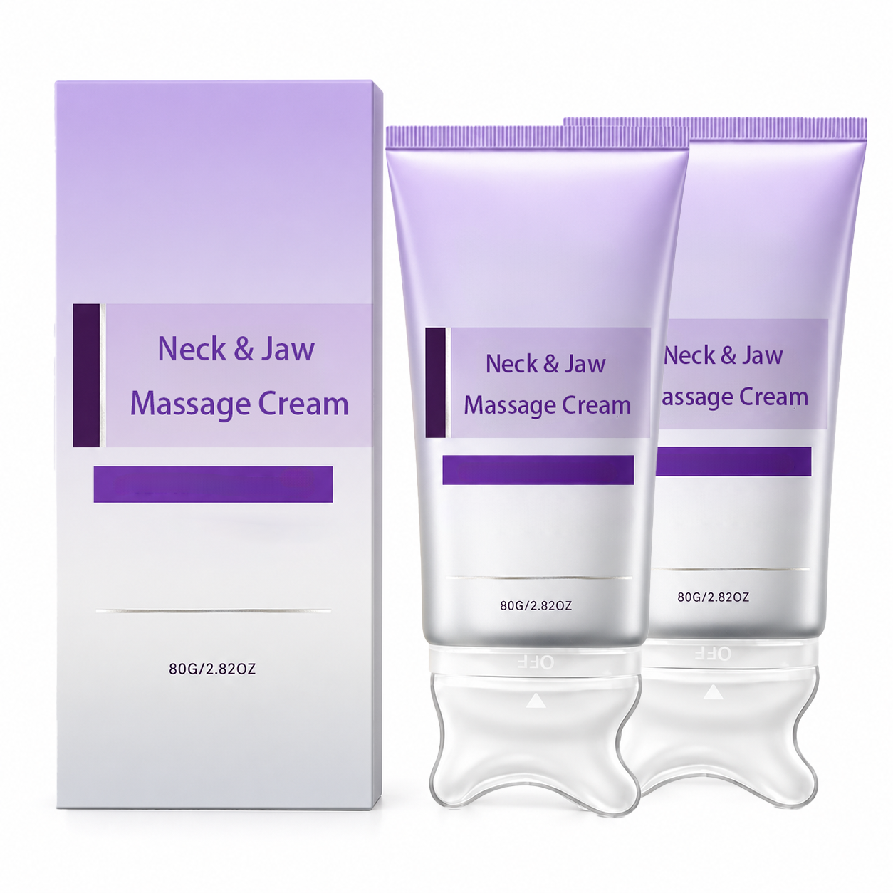 2x Neck & Jaw Massage Cream