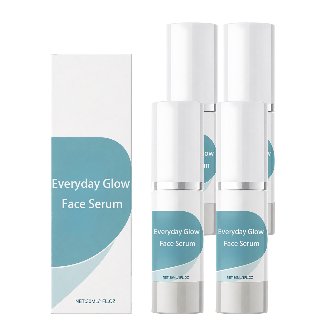 4x Everyday Glow Face Serum