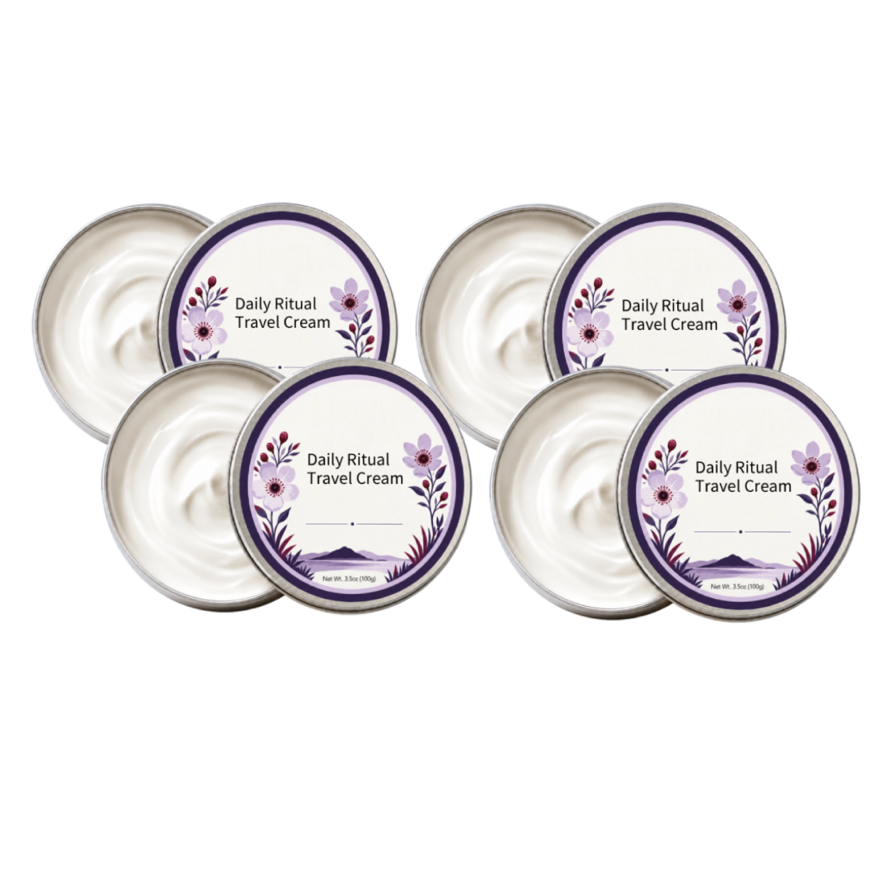 4x Daily Ritual Travel Cream