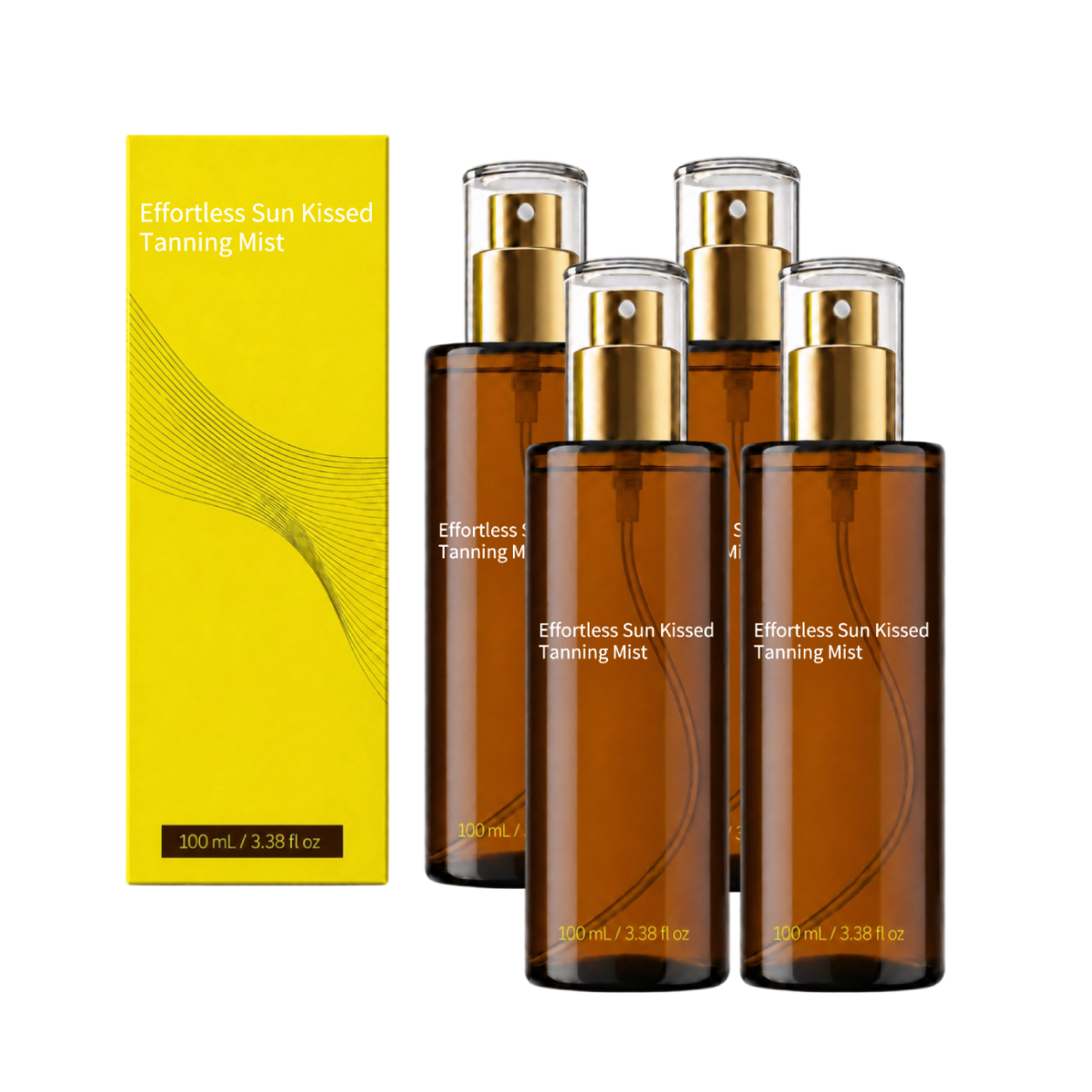4x Effortless Sun Kissed Tanning Mist