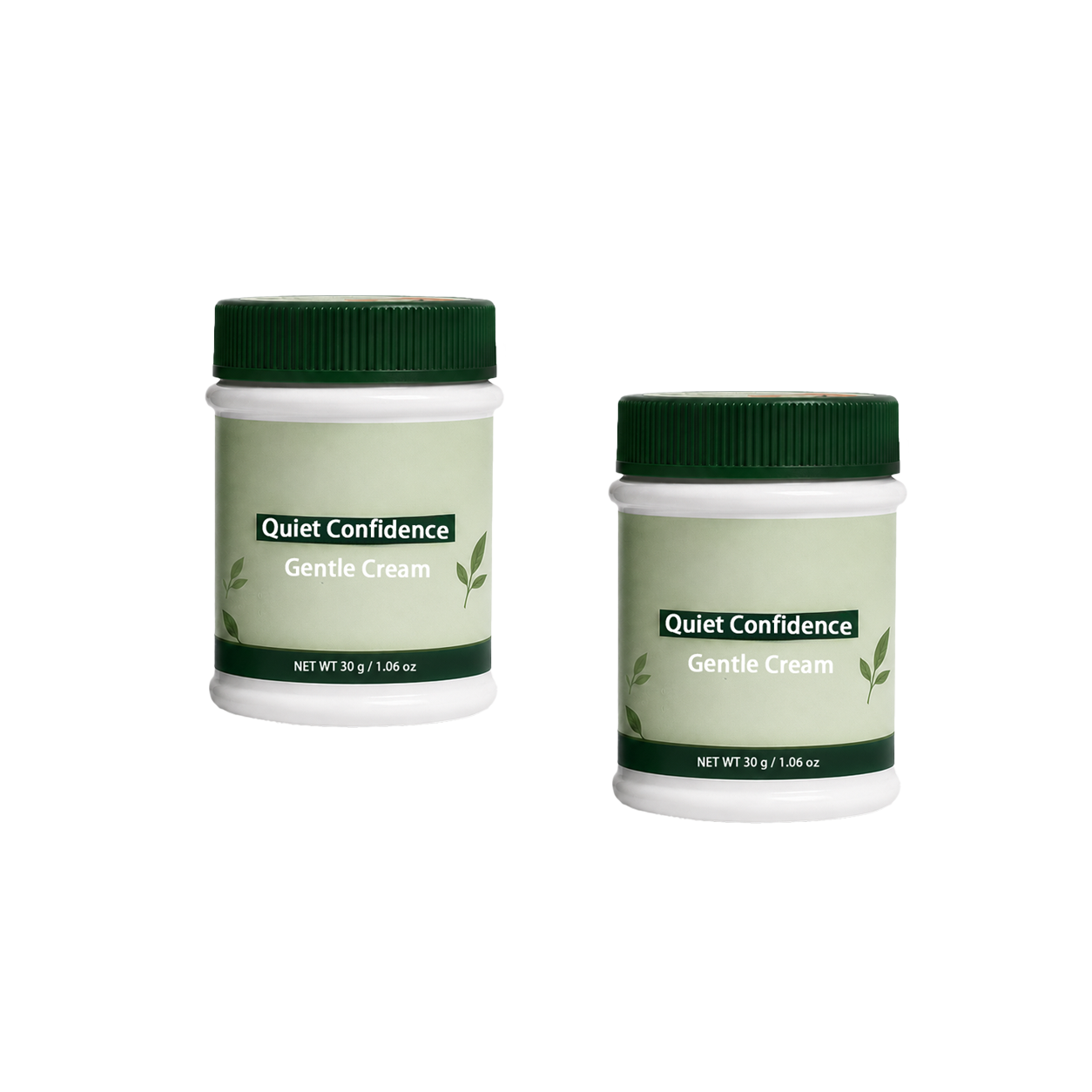 2x Quiet Confidence Gentle Cream