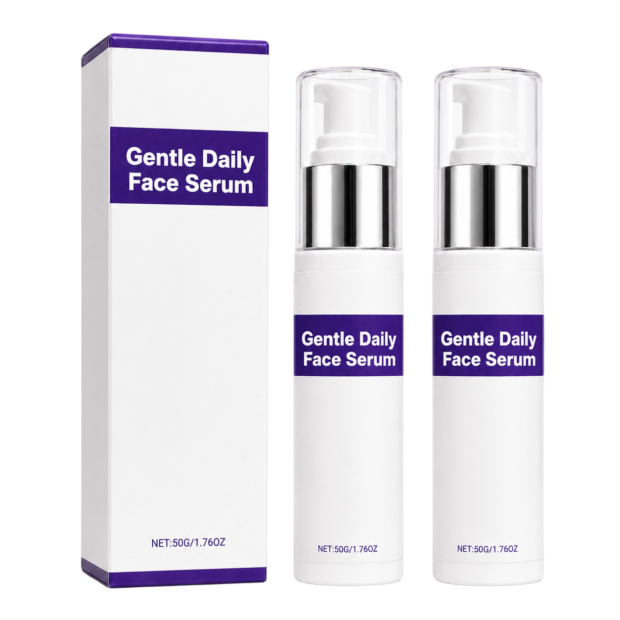 2x Gentle Daily Face Serum